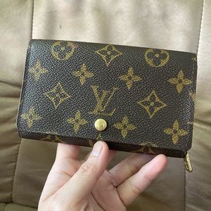 Flash sale!!LV Monogram Porte-Monnaie Billets Tresor Wallet